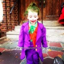 Fun Homemade Joker Costume for a Little Bat-Fan Girl