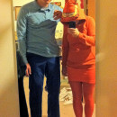 Cool Homemade Couple Costume Idea: Garfield and Jon Arbuckle