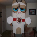 Homemade Grumpy Cat Costume from Facebook