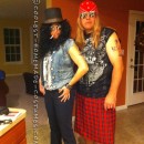 Rock Star Legends for One Night: Axl and Slash Couple Halloween Costume