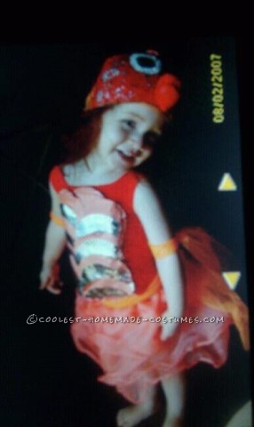 Cool Handmade Goldfish Costume for a Girl