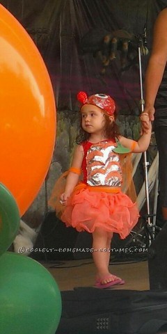 Cool Handmade Goldfish Costume for a Girl