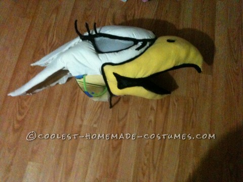 Entirely Homemade Hawkettes Mascot Costume