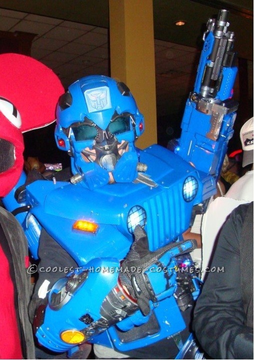 Coolest Homemade Transformer Costume - AKA Wrangler!