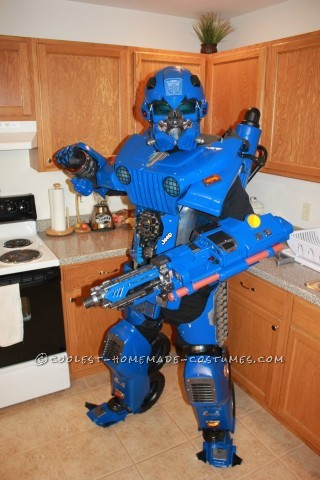 Coolest Homemade Transformer Costume - AKA Wrangler!