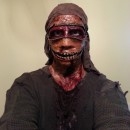 Homemade Zombie Zipper Costume That'll Freak You Out!