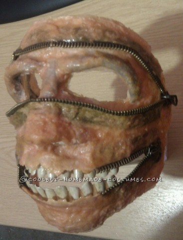 Homemade Zombie Zipper Costume That'll Freak You Out!