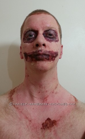 Homemade Zombie Zipper Costume That'll Freak You Out!