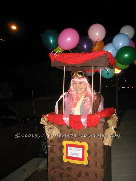 Cool Homemade Hot Air Balloon Aviator Costume