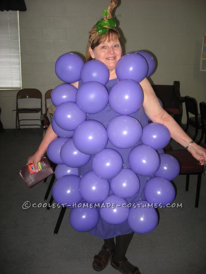 Fun and Easy Homemade Costume Idea: I Heard it Through the Grapevine!