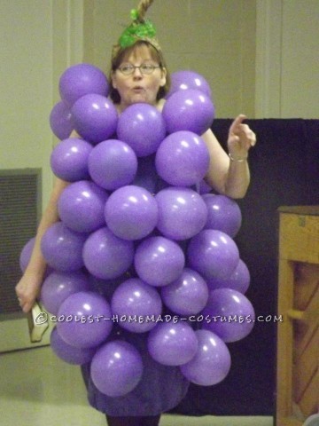 Fun and Easy Homemade Costume Idea: I Heard it Through the Grapevine!