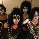 Cool Homemade KISS Group Halloween Costume