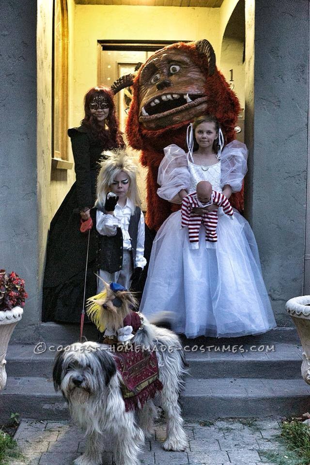 Cool Homemade Labyrinth Family Costume