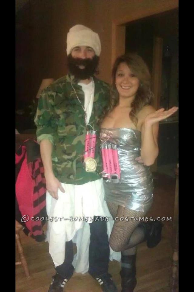 Last Minute DIY Osama Bin Ladin and His Homemade Bomb Costume