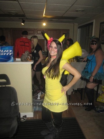 Last-Minute Homemade Pikachu Costume