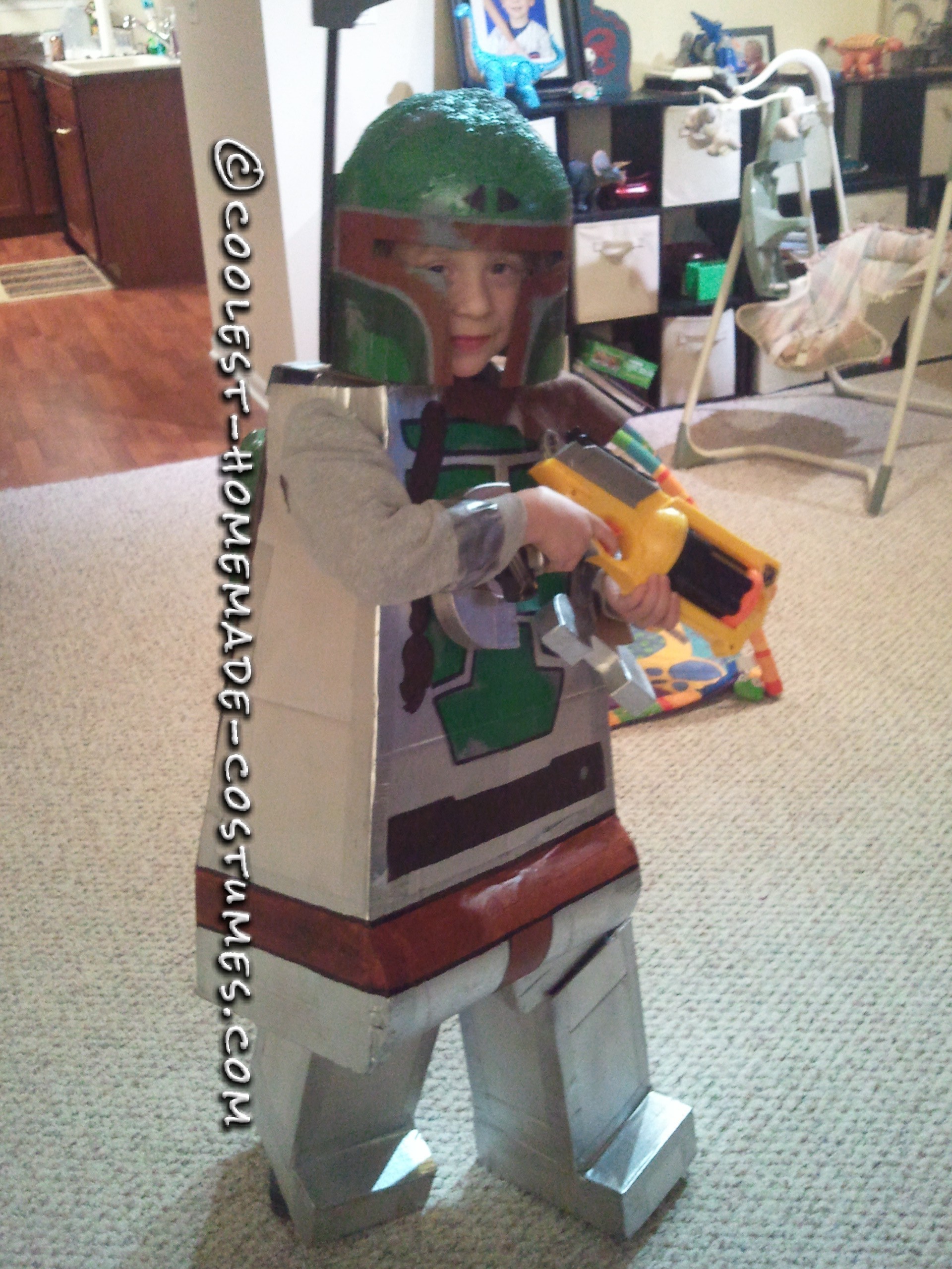 Cool Homemade LEGO Boba Fett Costume Idea