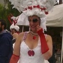Homemade Cake Costume Made from Coffee Filters!