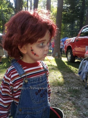 Contest-Winning Little Chucky Costume for a Toddler