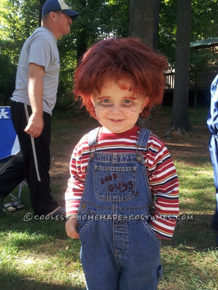 Contest-Winning Little Chucky Costume for a Toddler