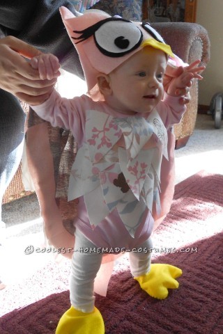 Sweet Homemade Halloween Baby Costume: Little Owl