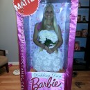 Look-a-Like Wedding Day Barbie-in-a-Box Homemade Halloween Costume