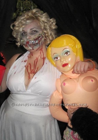 Coolest Homemade Marilyn Monroe Zombie Costume