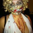 Coolest Homemade Marilyn Monroe Zombie Costume