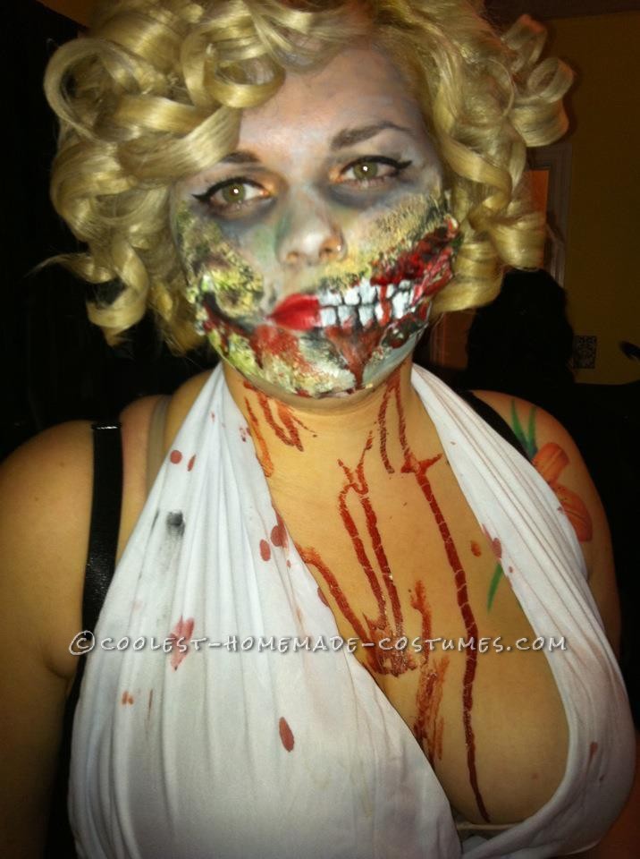 Coolest Homemade Marilyn Monroe Zombie Costume