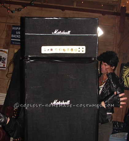 Original Homemade Marshall Stack Amps and Speakers Costume!