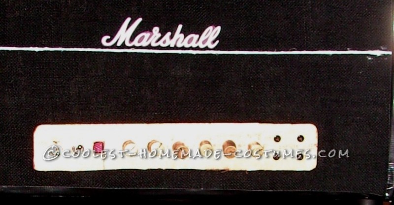 Front panel of the Marshall JTM45 PA head 