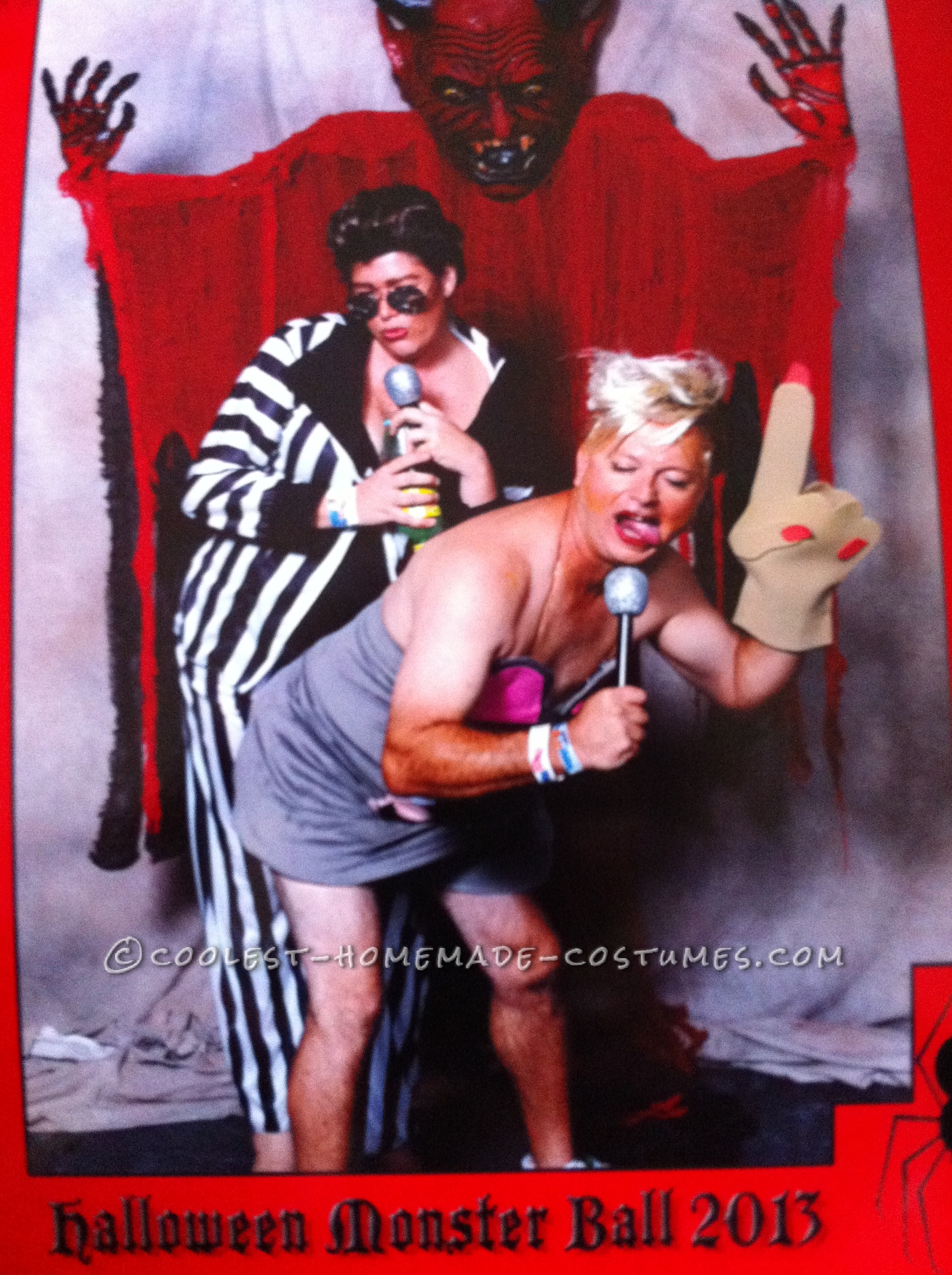 Hilarious Gender-Bend Couple Costume: Miley Twerk It and Robin Thicke