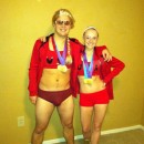 Cool Homemade Misty May and Kerri Walsh Olympic Swimmers Couple Costume