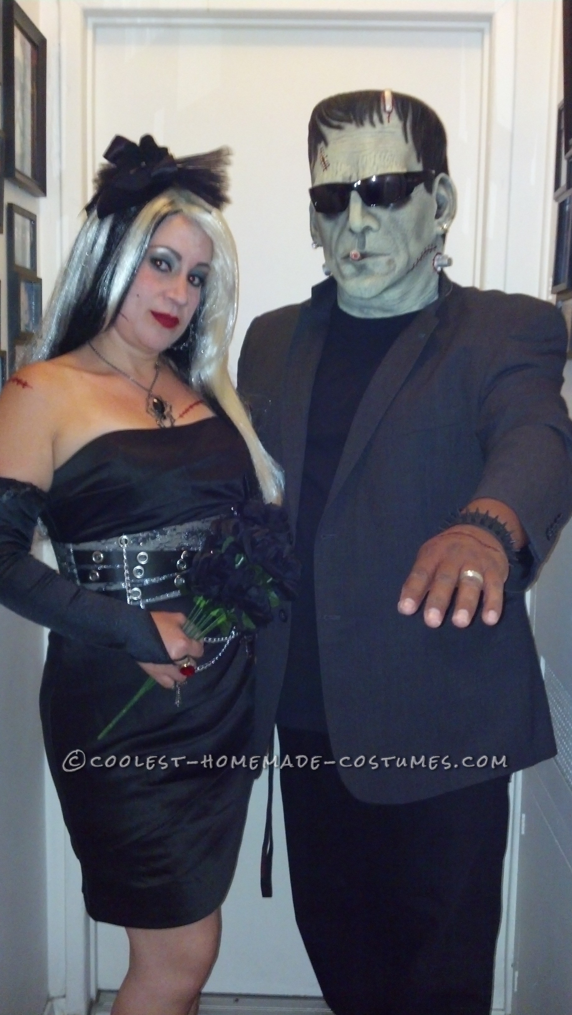 Modern Day Frankenstein and The Bride of Frankenstein Couple Costume