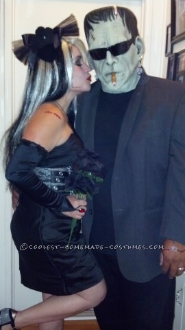 Modern Day Frankenstein and The Bride of Frankenstein Couple Costume