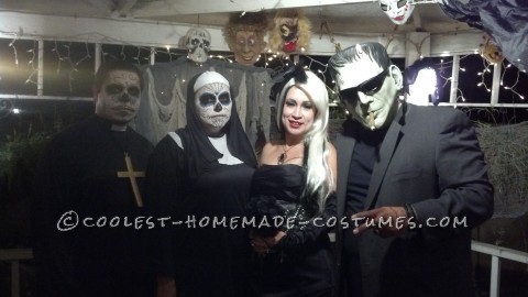 Modern Day Frankenstein and The Bride of Frankenstein Couple Costume