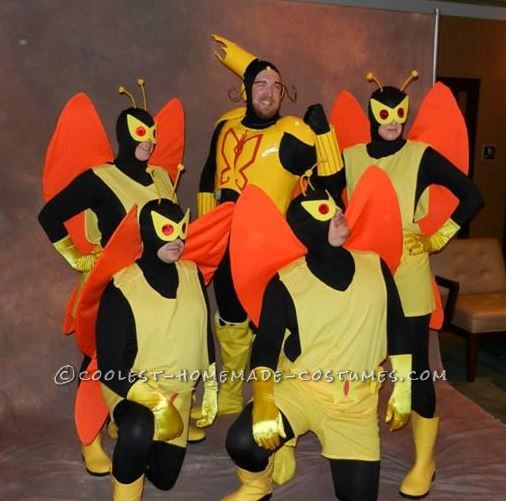 Cool DIY All-Guys Group Costume: Monarch Henchman from The Venture Bros.