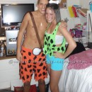 Cute and Sexy Pebbles and Bam Bam Couple Costume