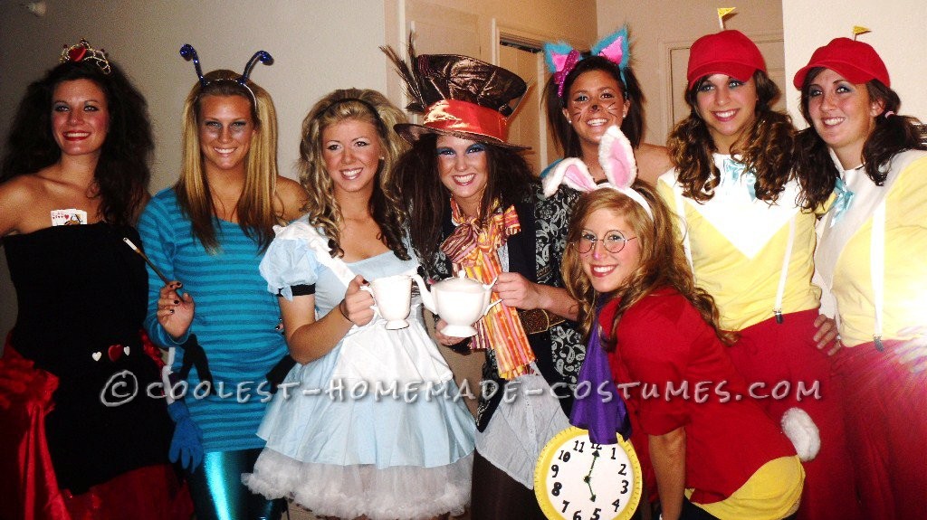 Most Creative Group Costume - Alice in Wonderland!