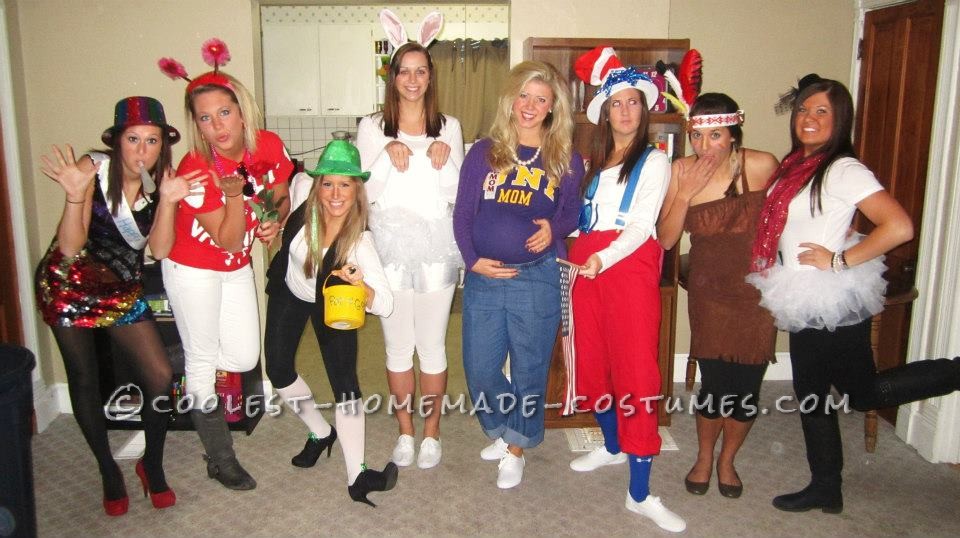 Most Creative Holidays Costume for an All-Girl Group