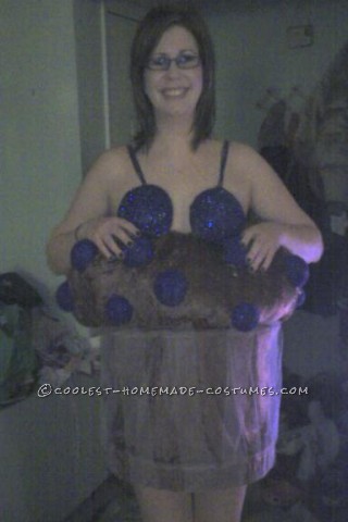 Creative Homemade Muffin Top Costume for a Woman