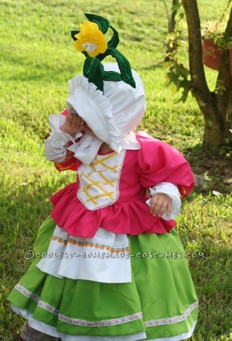 Cute Homemade Toddler Costume: Munchkin from Wizard of Oz