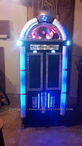 Cool Homemade Music Man Juke Box Costume