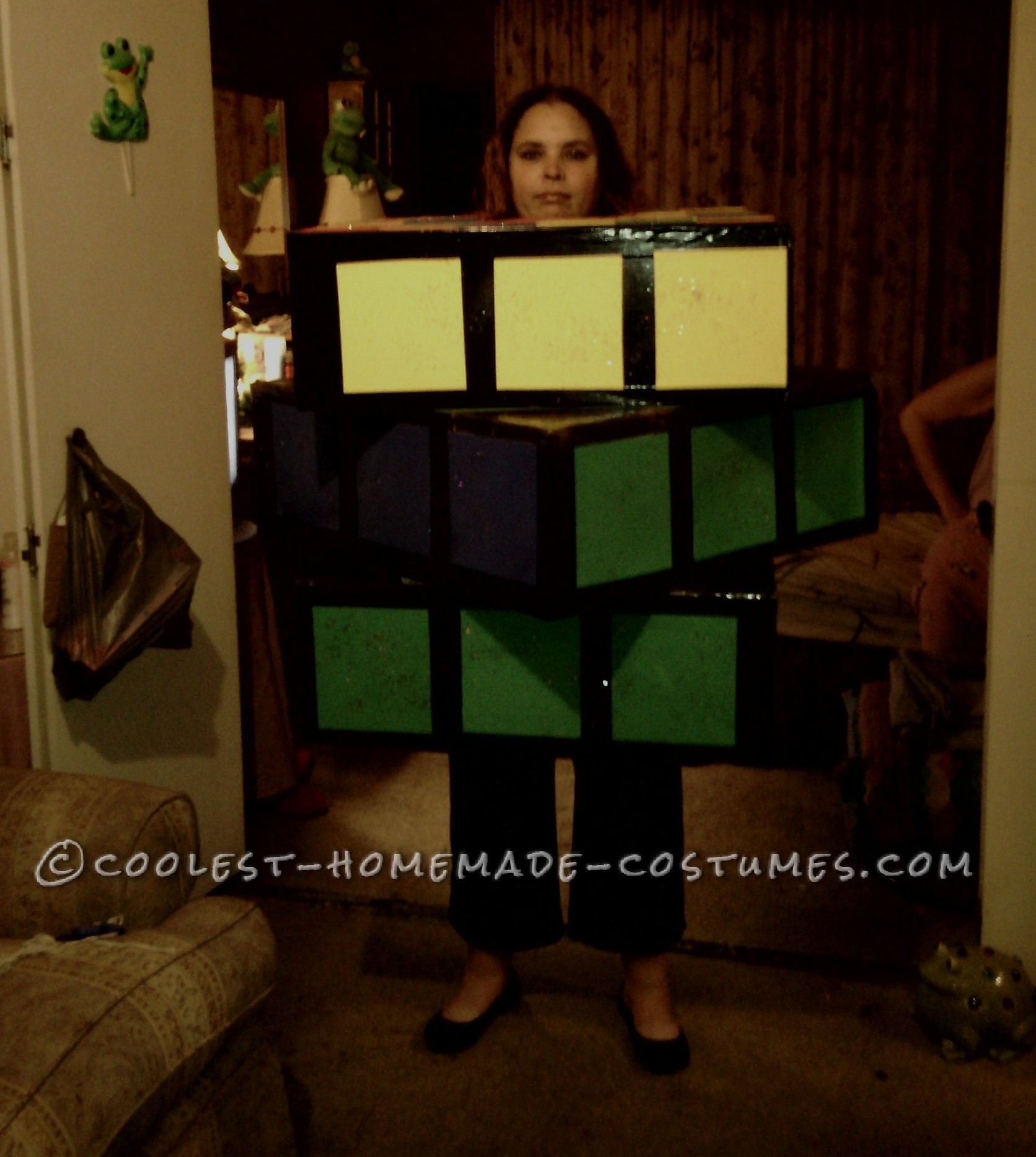 Homemade Rubik's Cube Costume - My Favorite 80's Toy