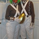 Cool Homemade Oompa Loompa Couple Costume