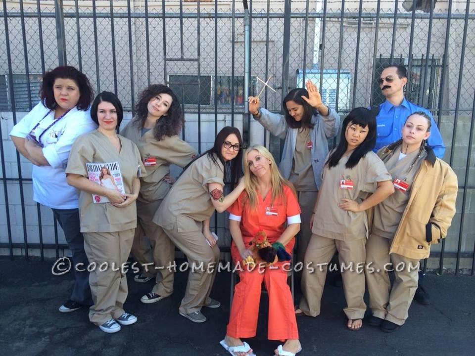 Cool Group Halloween Costume Idea: Orange is the New Black