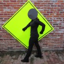 Easy and Cheap Homemade Costume Idea: Pedestrian Crossing