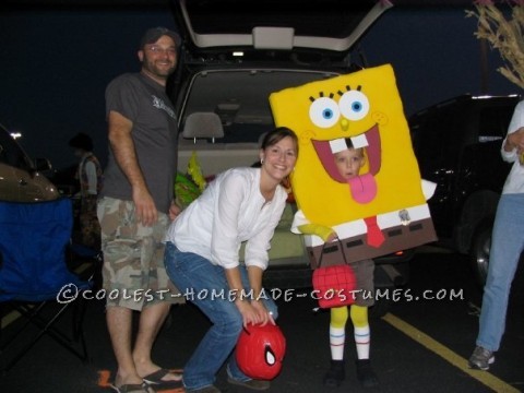 Homemade Spongebob Costume: People Thought SpongeBob was Part of the Show!