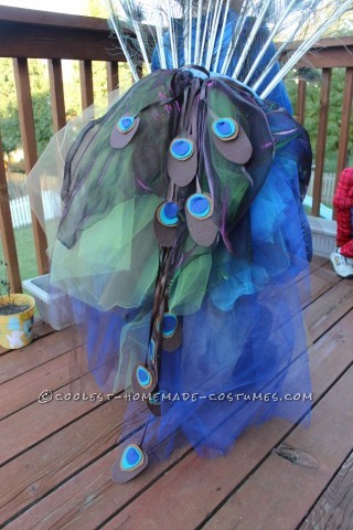 Pretty Little Peacock Costume for a Girl