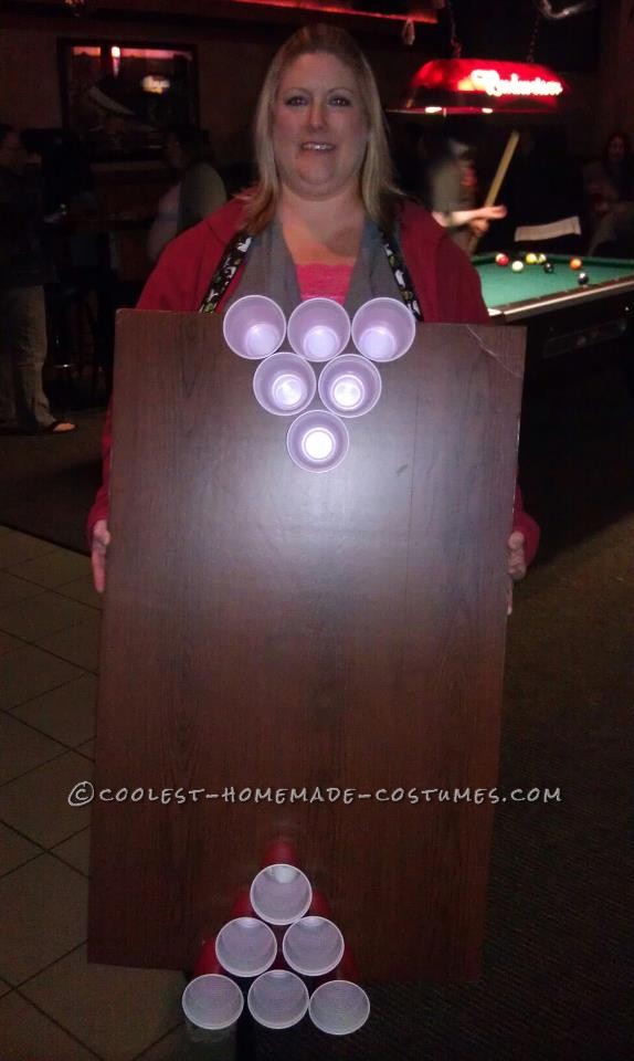 Prize-Winning Beer Pong Table Costume