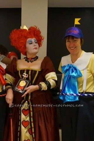 Coolest Homemade Queen of Hearts Halloween Costume